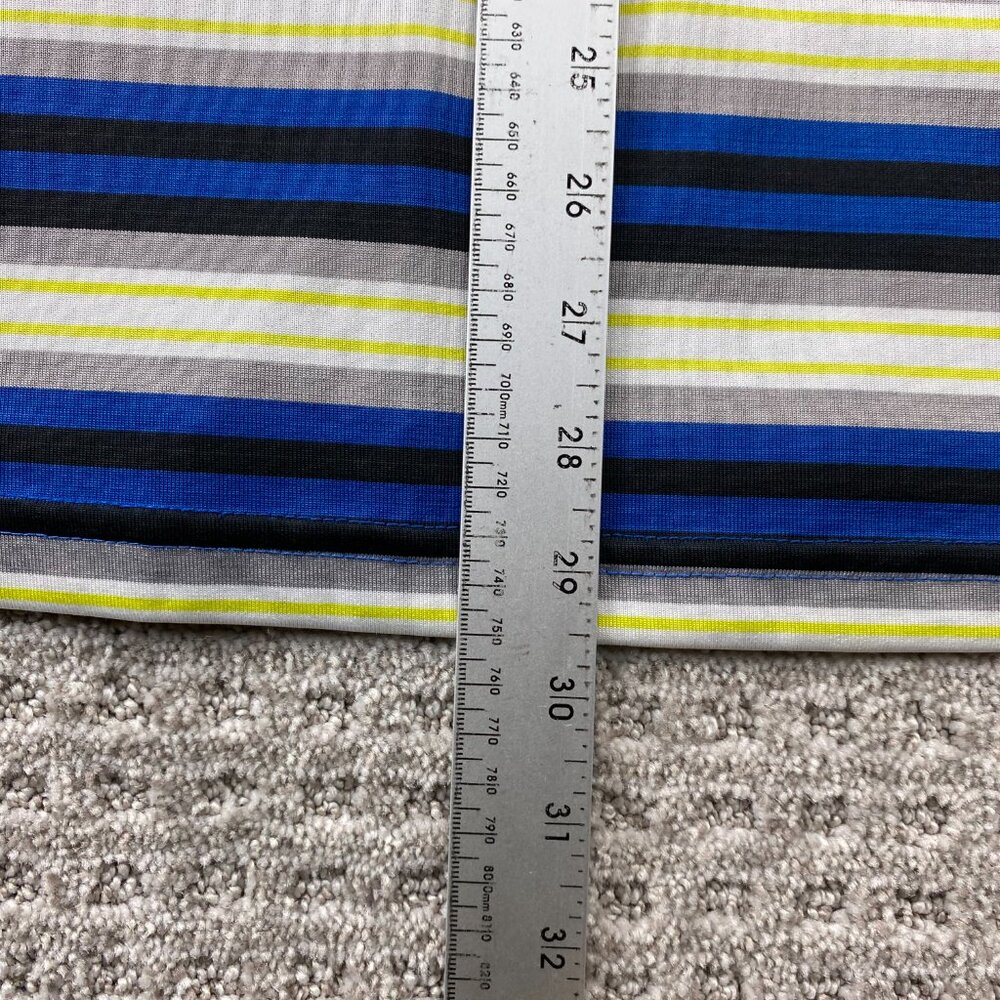 Wilson Golf Shirt Men Extra Large XL Blue Black Gray Green Striped Polo Outdoor - Picture 7 of 7